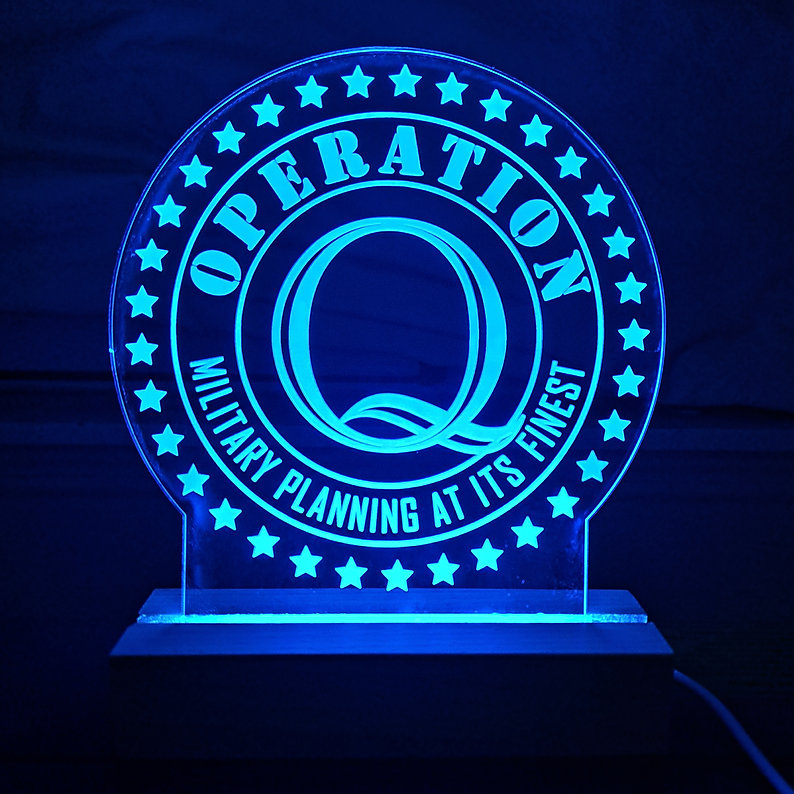 Operation Q Anon LED Sign